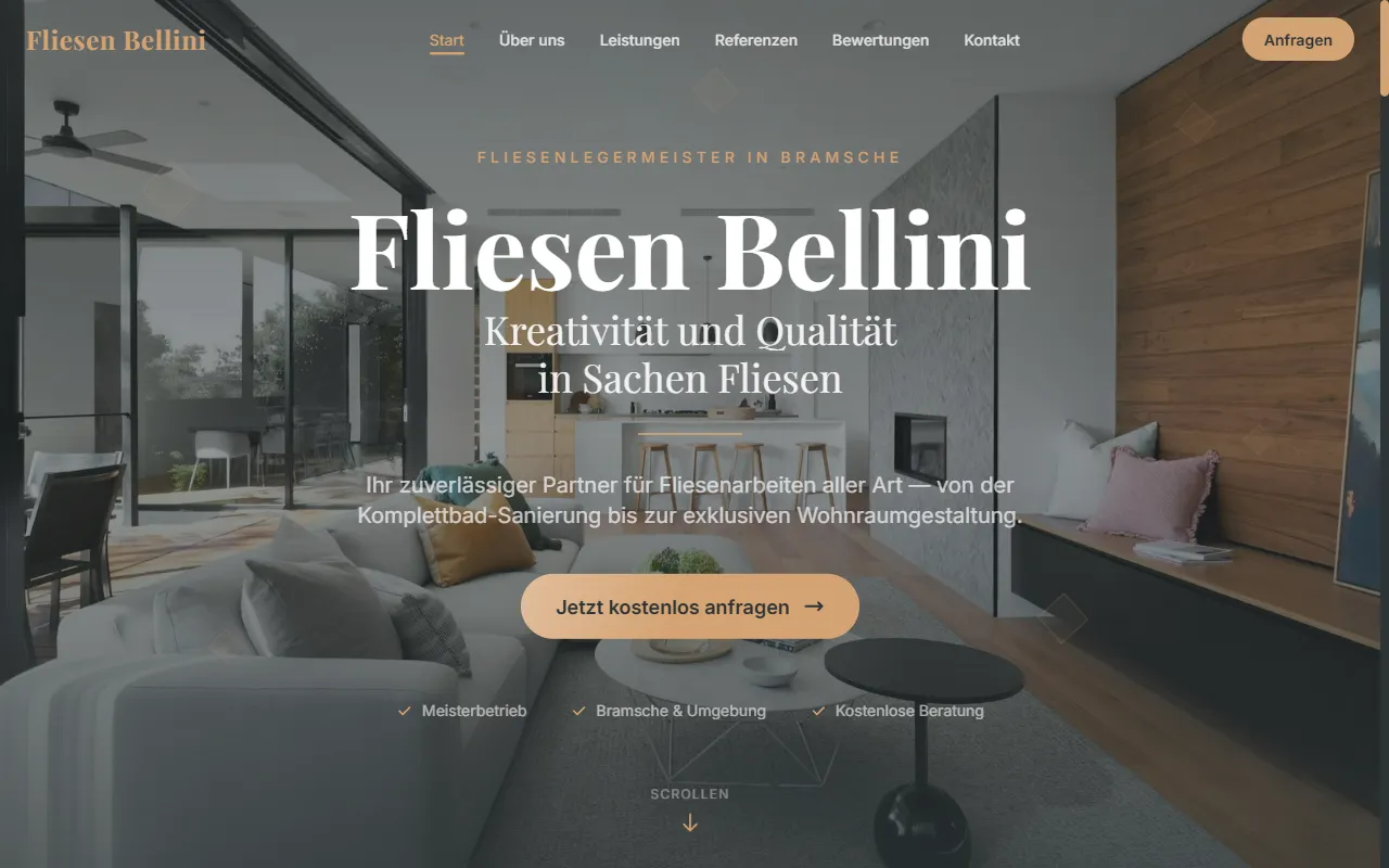 Konzeptdemo: Fliesen Bellini