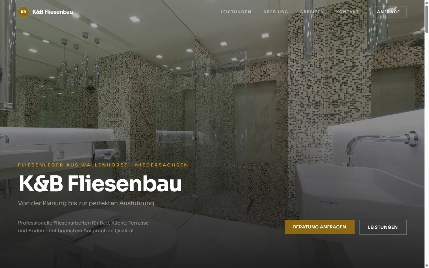 Konzeptdemo: K&B Fliesenbau, Fliesenleger & Naturstein